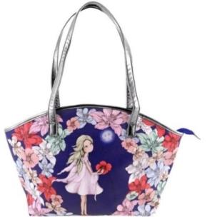 Opakowanie Curved Shopper Bag - Midnight Garden