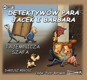 Okładka książki Detektywów para, Jacek i Barbara Tajemnicza szafa - Audiobook