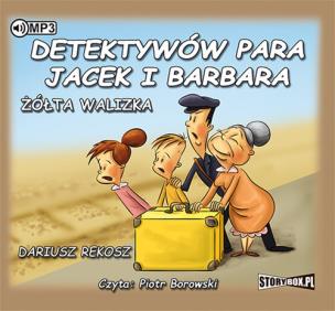 Okładka książki Detektywów para, Jacek i Barbara Żółta walizka - Audiobook