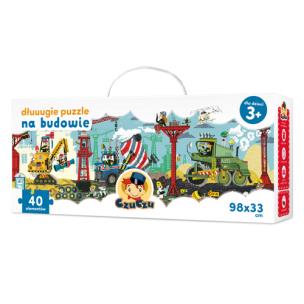 Opakowanie Dłuuugie puzzle Na budowie