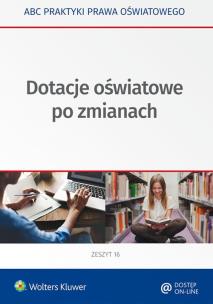 Okładka książki Dotacje oświatowe po zmianach