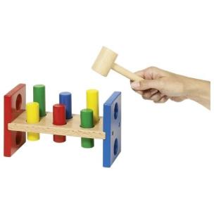 Opakowanie Drewniana przybijanka z klockami