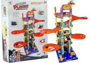 Opakowanie Duży parking lotnisko zjeżdzalnia + 6 aut