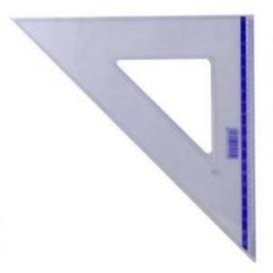 Opakowanie Ekierka 25cm PRATEL