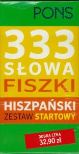 Okładka książki Fiszki na ostro. 333 słowa hiszpańskie
