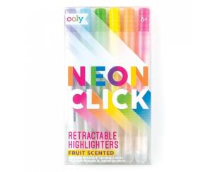 Opakowanie Flamastry na kliknięcie pachnące Neonowe 6 flamastrów
