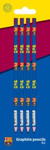 Opakowanie Grafitowy ołówek Barcelona 4w1 Blister