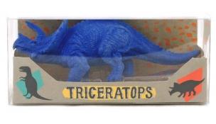 Opakowanie Gumka do ścierania Duża Dinozaur Triceratops 1 niebieska gumka