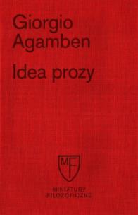 Okładka książki Idea prozy