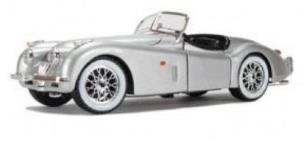 Opakowanie Jaguar XK 120 Roadster Srebrny 1:24 BBURAGO
