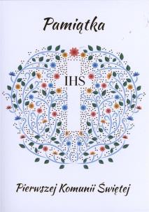 Okładka książki Karnet B6 Komunia krzyż