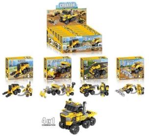 Opakowanie Klocki konstrukcyjne maszyna budowlana