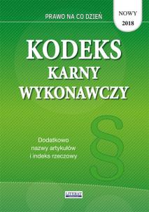Okładka książki Kodeks karny wykonawczy