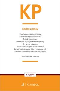Okładka książki Kodeks pracy oraz ustawy towarzyszące