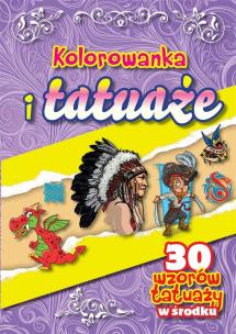 Okładka książki Kolorowanka i tatuaże