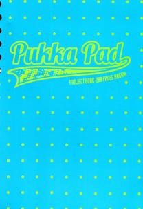 Okładka książki Kołozeszyt Project Book Neon dots A5 kratka niebieski