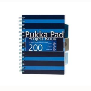 Opakowanie Kołozeszyt Pukka Pad Project Book Navy a5 200k kratka niebieski 8407-nvy