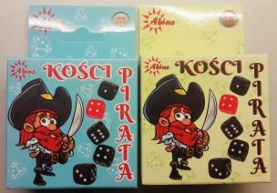 Kości Pirata. Wydawca: ABINO. Multiszop.pl Opakowanie Kości Pirata