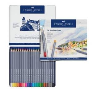 Kredki akwarelowe Goldfaber 24 kol. FABER CASTELL. Wydawca: Faber Castell. Multiszop.pl Opakowanie Kredki akwarelowe Goldfaber 24 kol. FABER CASTELL