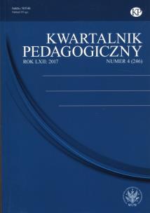 Opakowanie Kwartalnik Pedagogiczny 2017/4