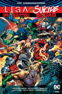 Okładka książki Liga Sprawiedliwości kontra Suicide Squad