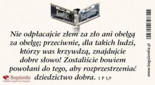 Opakowanie Magnes na lodówkę Nie odpłacajcie złem za zło..