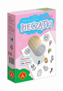 Opakowanie Małe pieczatki i naklejki dla dziewczynek