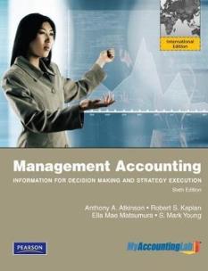 Okładka książki Management Accounting: Information for Decision-Making and Strategy Execution Plus MyAccountingLab w