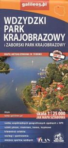 Okładka książki Mapa sztabowa -Zaborski i Wydzki Park Krajobrazowy