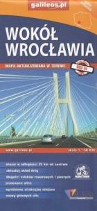 Okładka książki Mapa turystyczna - Wokół Wrocławia 1:50 000