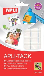 Opakowanie Masa mocująca APLI podzielona 75g biała