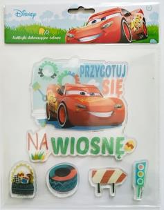 Opakowanie Naklejki żelowe Disney - Auta