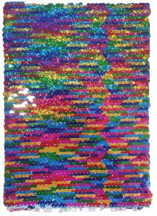 Opakowanie Notatnik cekinowy multikolor