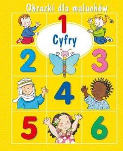 Okładka książki Obrazki dla maluchów - Cyfry w.2018