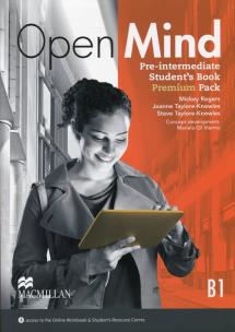 Okładka książki Open Mind B1 Pre-Intermediate Książka ucznia Pack Premium