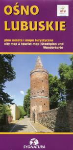 Opakowanie Ośno Lubuskie plan miasta i mapa turystyczna