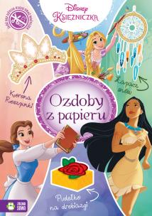 Okładka książki Ozdoby z papieru. Księżniczki. Disney
