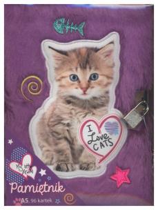 Opakowanie Pamiętnik z kłódką My Litlle Friend 6 kotek