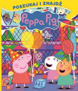 Okładka książki Peppa Pig.Poszukaj i zajdź!