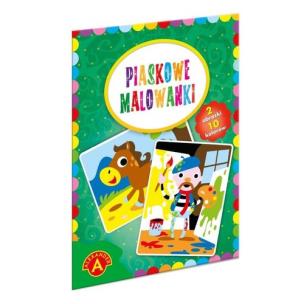 Piaskowe malowanki Malarz, konik. Wydawca: Alexander. Multiszop.pl Opakowanie Piaskowe malowanki Malarz, konik