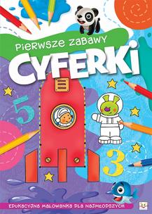 Okładka książki Pierwsze zabawy. Cyferki.