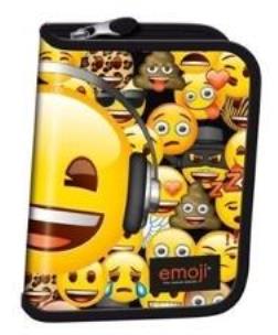 Opakowanie Piórnik dwuklapkowy bez wyposażenia PC3 EMOJI