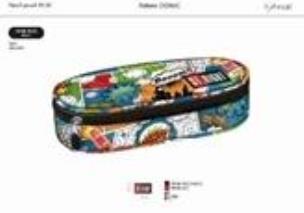 Okładka książki Piórnik saszetka usztywniona z wewnętrzną klapką