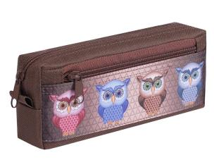 Opakowanie Piórnik szkolny WAR-476 Brązowy WARTA