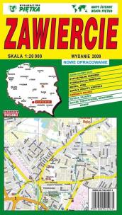 Opakowanie Plan miasta Zawiercie