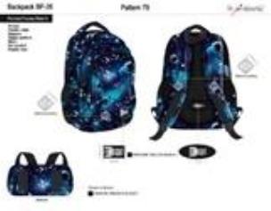 Opakowanie Plecak 3-komorowy Spine-Friendly Cosmos