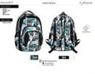 Opakowanie Plecak 4-komorowy Net Blue