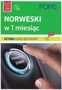 Okładka książki PONS Szybki kurs językowy Norweski w 1 miesiąc z płytą CD