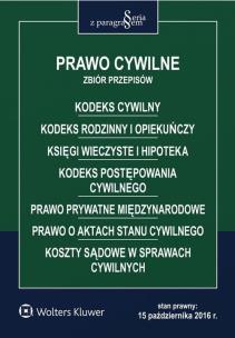 Prawo cywilne Zbiór przepisów. Autor: Opracowanie zbiorowe. Multiszop.pl Okładka książki Prawo cywilne Zbiór przepisów