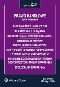 Okładka książki Prawo handlowe Zbiór przepisów